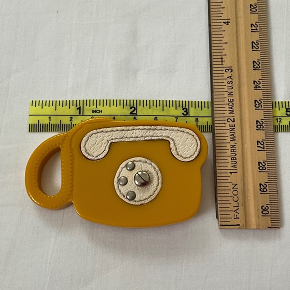 PRADA Telephone Bag Pin Brooch - Picture 6 of 6